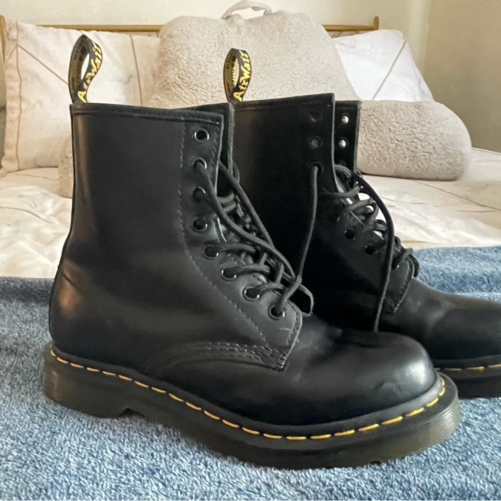 Girls Black Dr Martens Boots